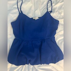 Navy Blue NEVER WORN boutique blouse